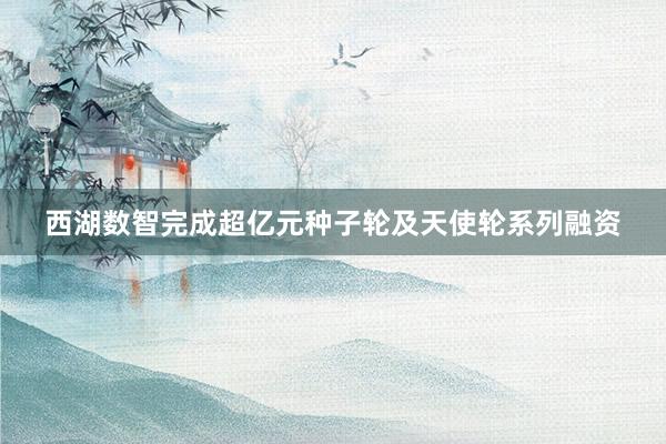 西湖数智完成超亿元种子轮及天使轮系列融资